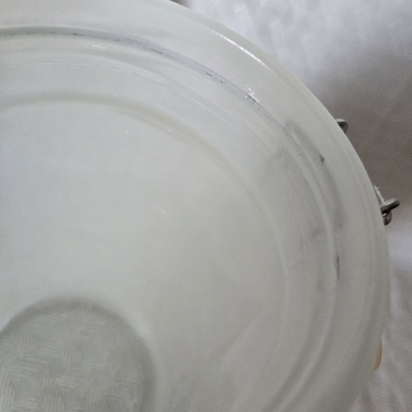 Glass Jar with Tree Design Frosted With Metal Latch - Picture 9 of 10